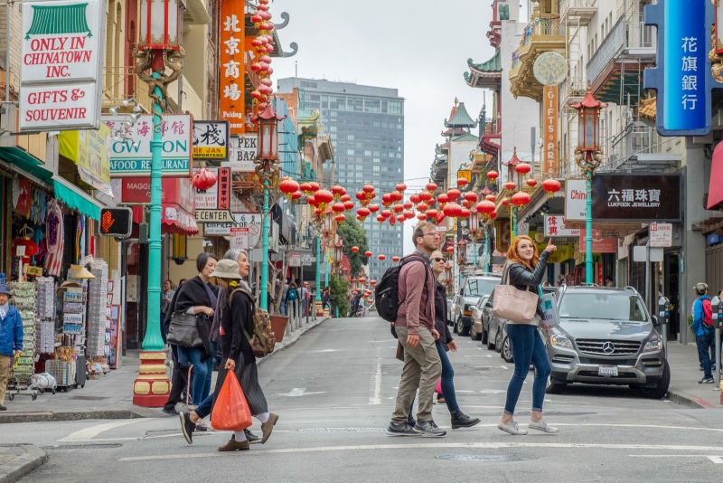 san francisco around chinatown walkable city