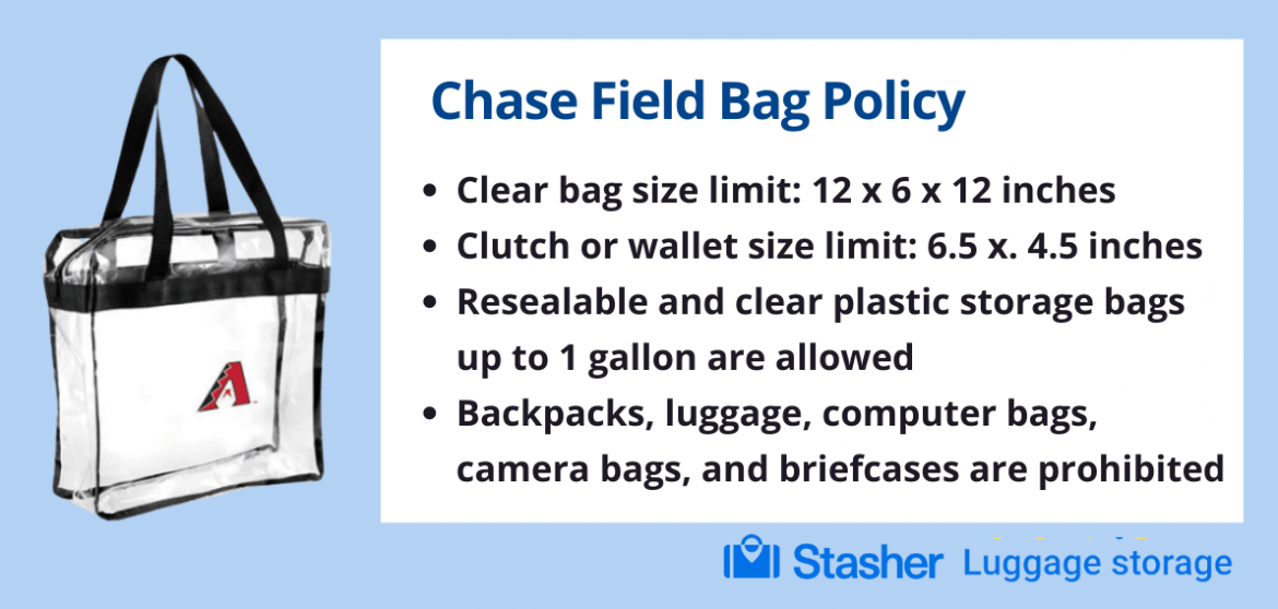Chase Field Bag Policy 2025: Everything You Need To Know