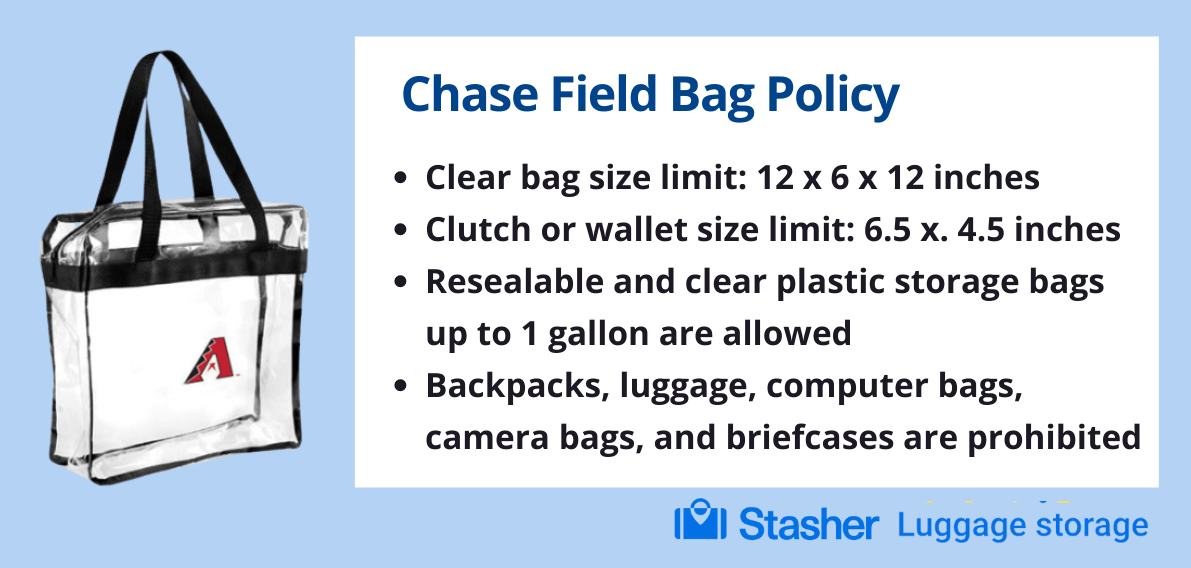 Chase Field Bag Policy 2025: Everything You Need To Know
