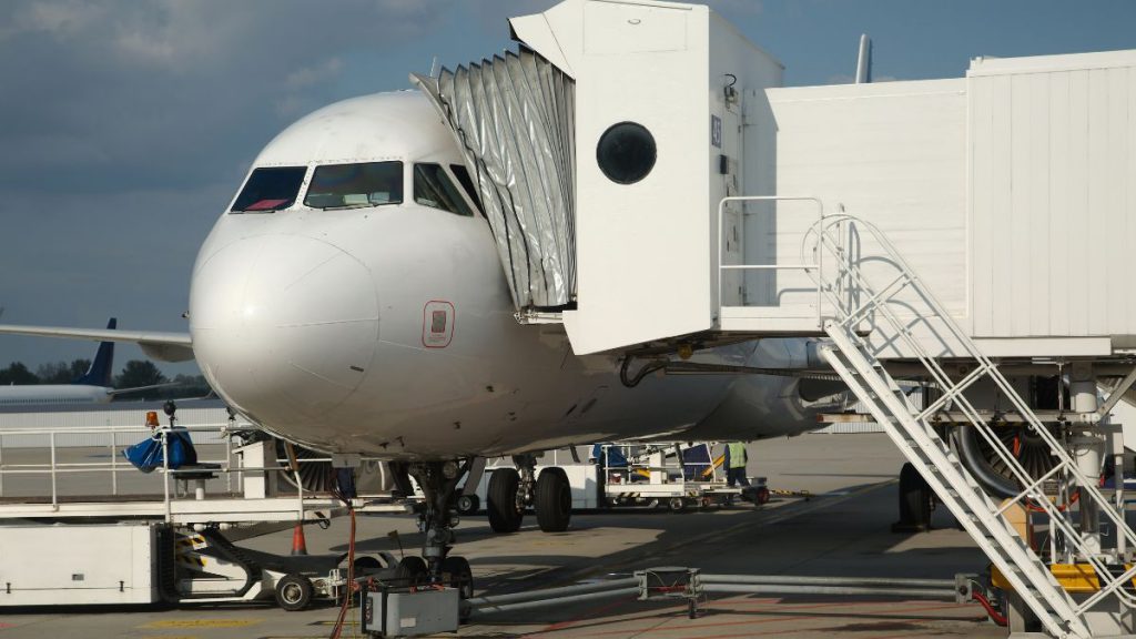 First Class boarding 